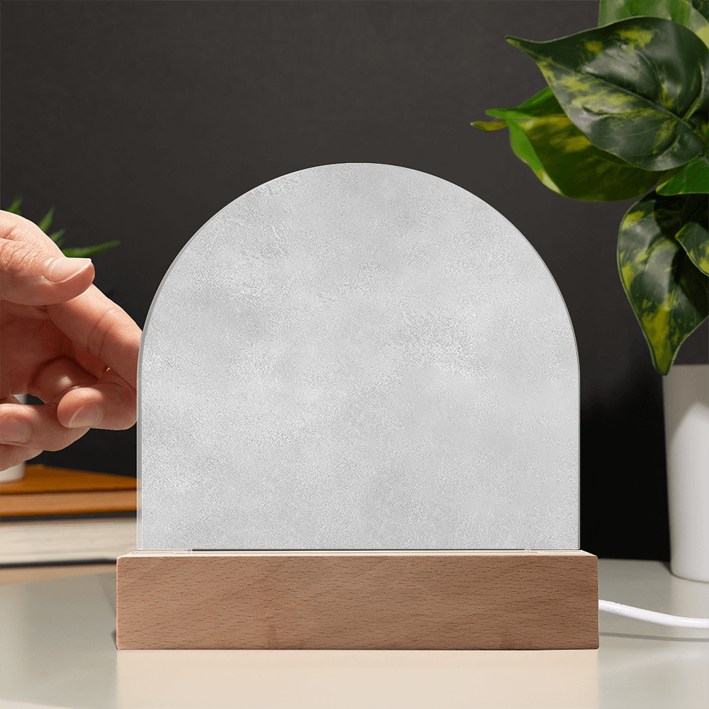 I Love You to the Moon and Back-Lighted Engraved Acrylic Plaque